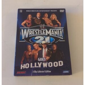 WWE WrestleMania 21 Goes Hollywood 3 Disc Collector's Edition DVD